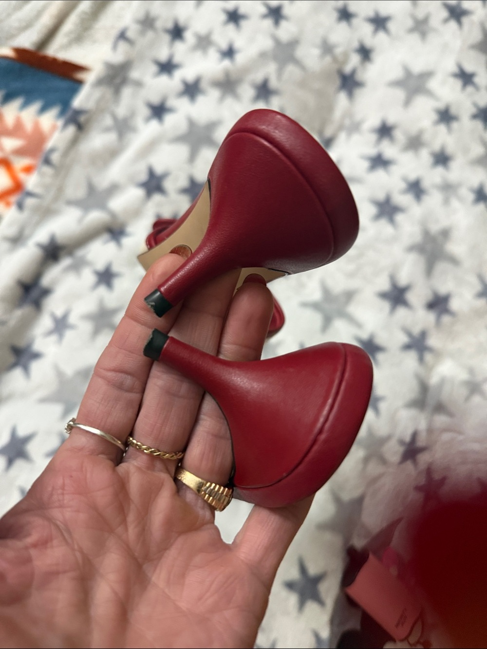 Coach Red Cherry Buckle Slide Mules - Picture 5 of 7